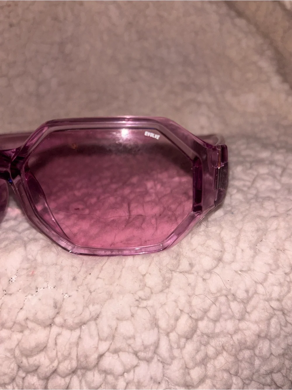 Ray-Ban RB4337 Evolve Purple Photochromic Geometric Sunglasses 59mm